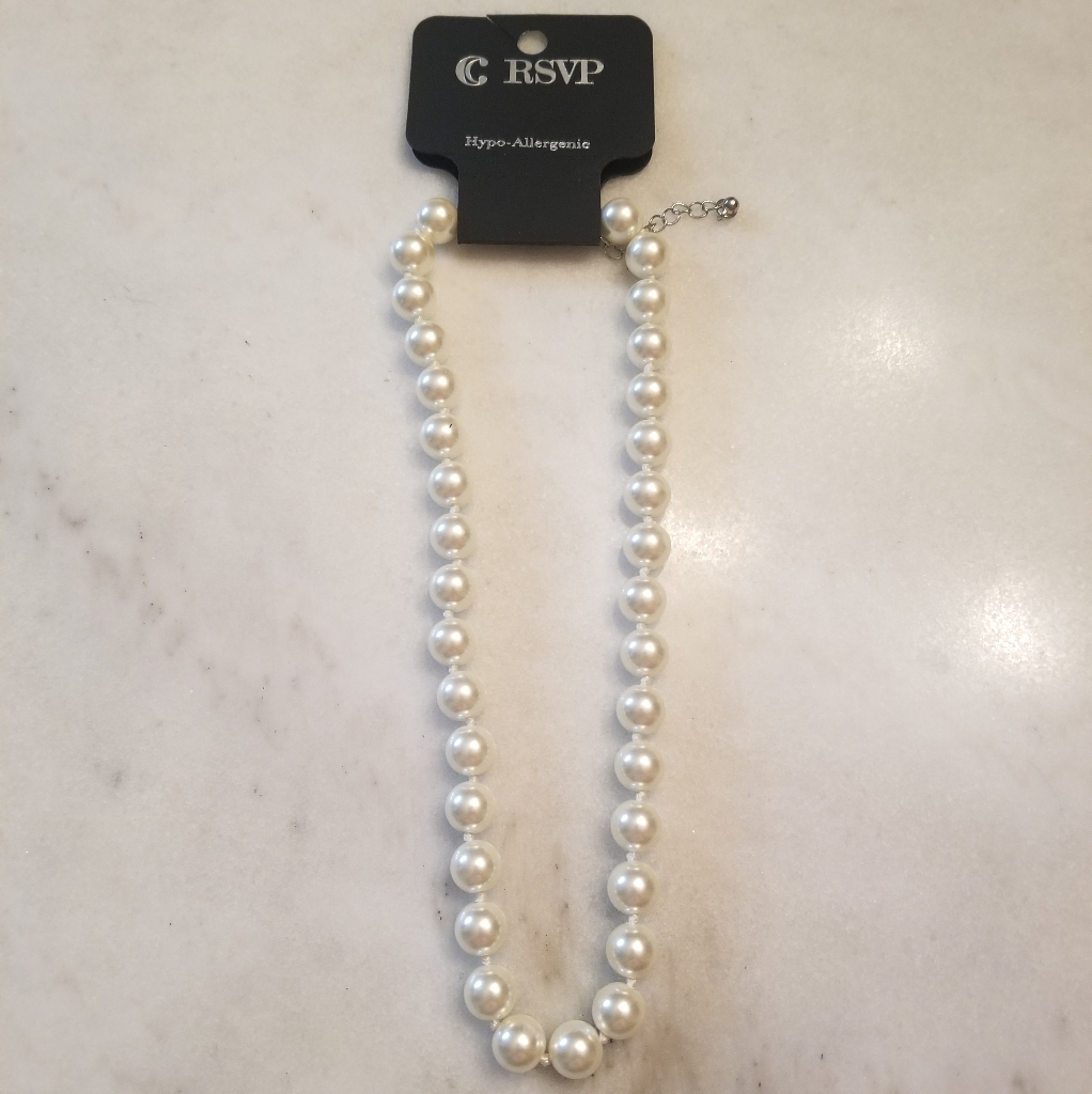 Nwt Final Price Faux Pearl Necklace